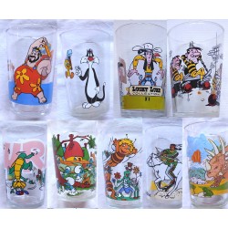 Verre à moutarde de collection, divers