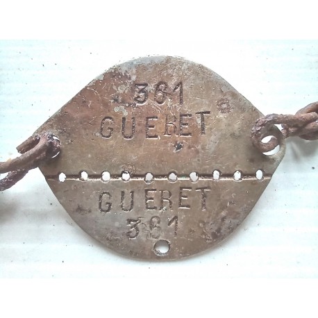 Plaque insigne militaire 1933 G.Champeymond, LIMOGES