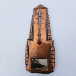 Thermomètre ancien SOULAC SUR MER, laiton