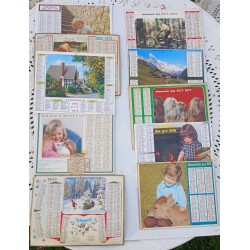 Calendrier des Postes années 70