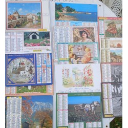 Calendrier des Postes années 90