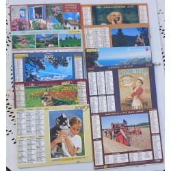 Calendrier des Postes années 2000