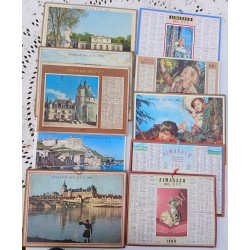 Calendrier des Postes années 60