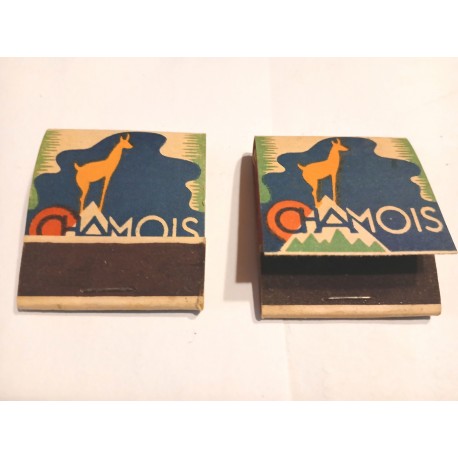 2 Pochettes d'allumettes SEITA CHAMOIS