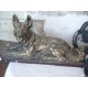 Statue de chien en platre 60 cm 