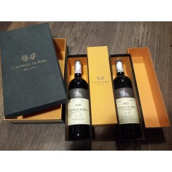 Coffret de 2 blles de chianti Castello di Ama San Lorenzo 2013 et Riserva 2006