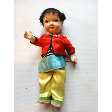 Poupée ancienne japonaise en bois