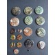 LOT de 17 boutons anciens en nacre