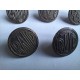 6 Boutons anciens RATP 20mm