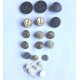 LOT d'anciens boutons  de MARINE ENCRE taille maxi 31mm