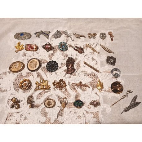 Broches anciennes, certaines 3ème empire Napoléon