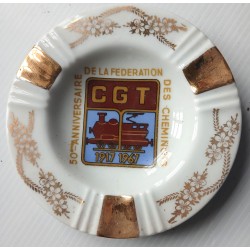 Cendrier CGT SNCF 1917-1967