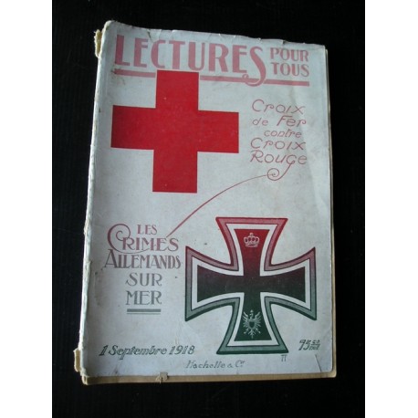 Revue ancienne Lecture pour tous 1918