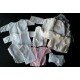 Lot de 21 brassières  anciennes de bébé