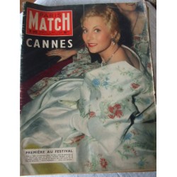 Paris Match -Michèle Morgan-Cannes-1956