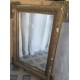 Miroir ancien bois et platre doré , à restaurer