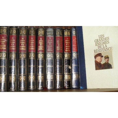 Livres de collection"Les grandes énigmes"XXème,12 volumes