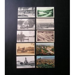 Lot de 10 cartes postales anciennes Auvergne