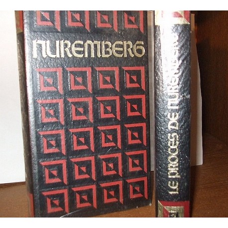 Livres de collection "Procès de Nuremberg", 2 volumes