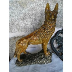 Statue de chien loup 50cm