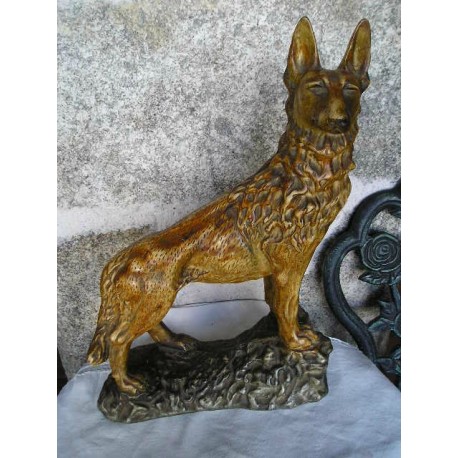 Statue de chien loup 50cm